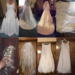 NWT... Gloria Vanderbilt wedding dress size 18